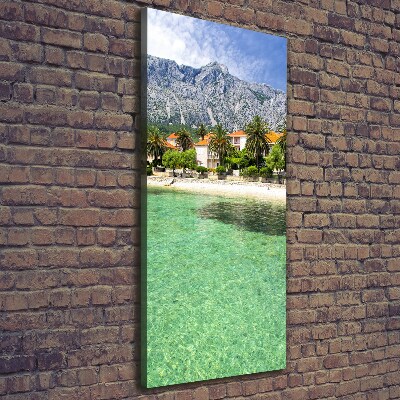 Tableau sur toile Plage en Croatie