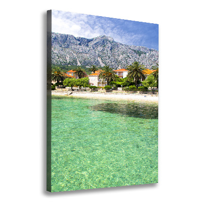 Tableau sur toile Plage en Croatie