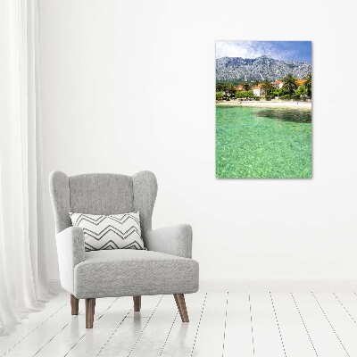 Tableau sur toile Plage en Croatie