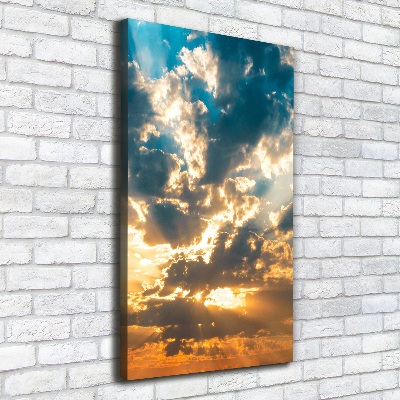 Tableau photo sur toile Nuages dans le ciel