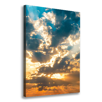 Tableau photo sur toile Nuages dans le ciel