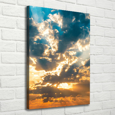 Tableau photo sur toile Nuages dans le ciel