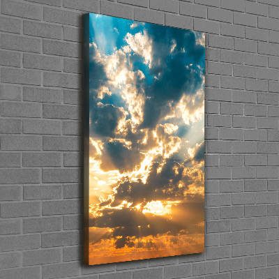 Tableau photo sur toile Nuages dans le ciel