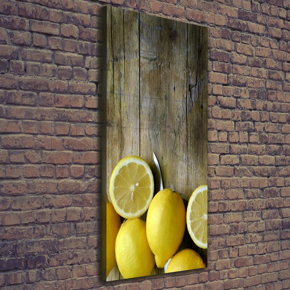 Tableau sur toile Citrons