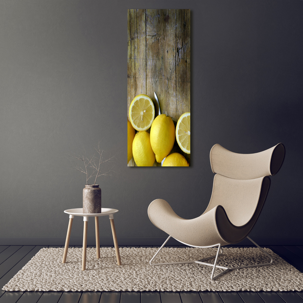 Tableau sur toile Citrons