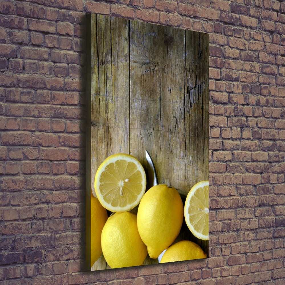 Tableau sur toile Citrons