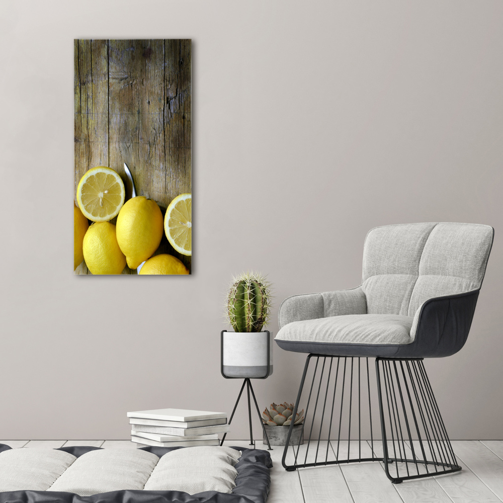 Tableau sur toile Citrons