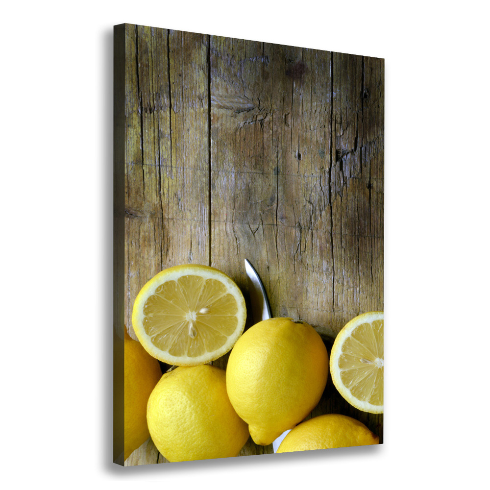 Tableau sur toile Citrons