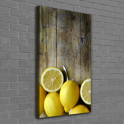 Tableau sur toile Citrons