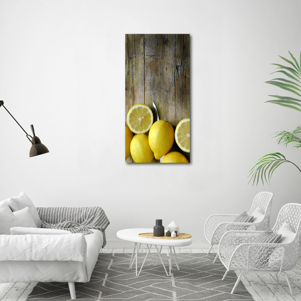 Tableau sur toile Citrons