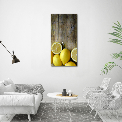 Tableau sur toile Citrons