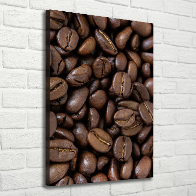 Tableau photo sur toile Des grains de café délicieux