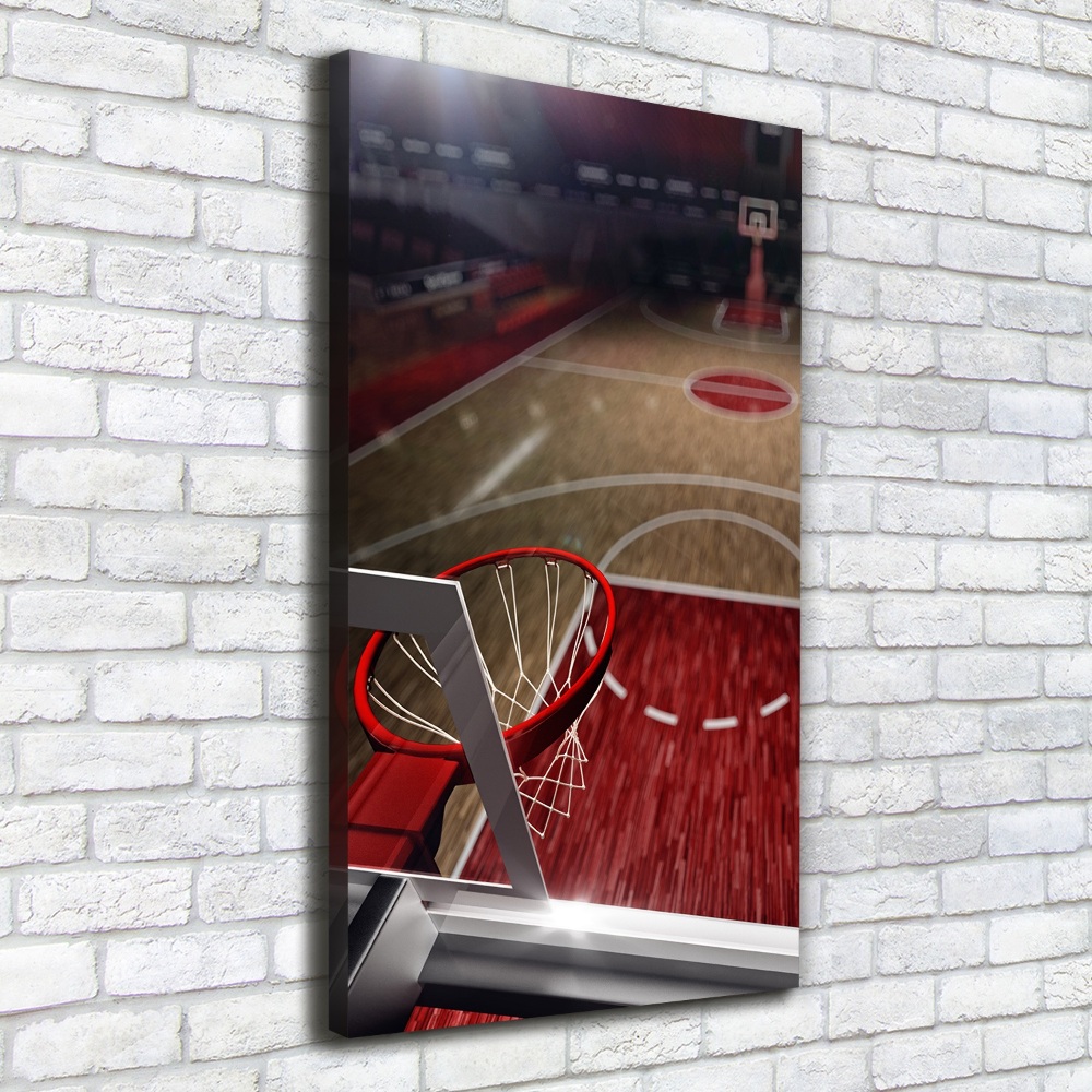 Tableau sur toile Terrain de basket