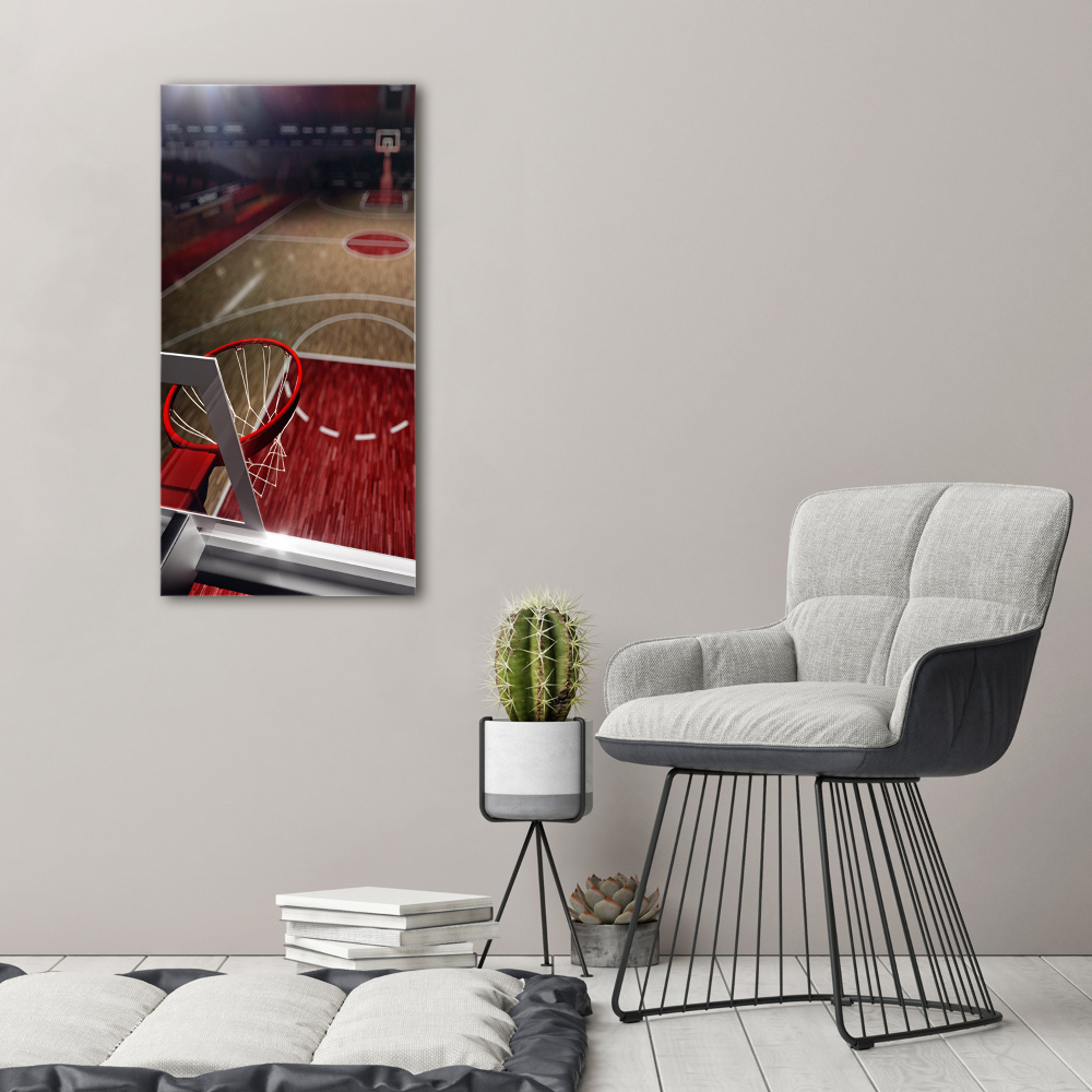 Tableau sur toile Terrain de basket