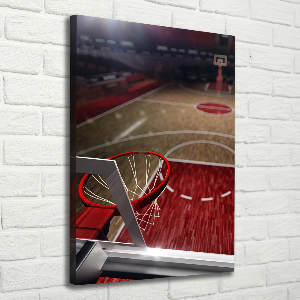 Tableau sur toile Terrain de basket