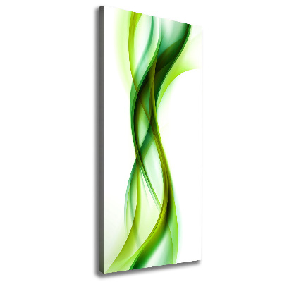 Tableau mural sur toile Vague abstraite verde