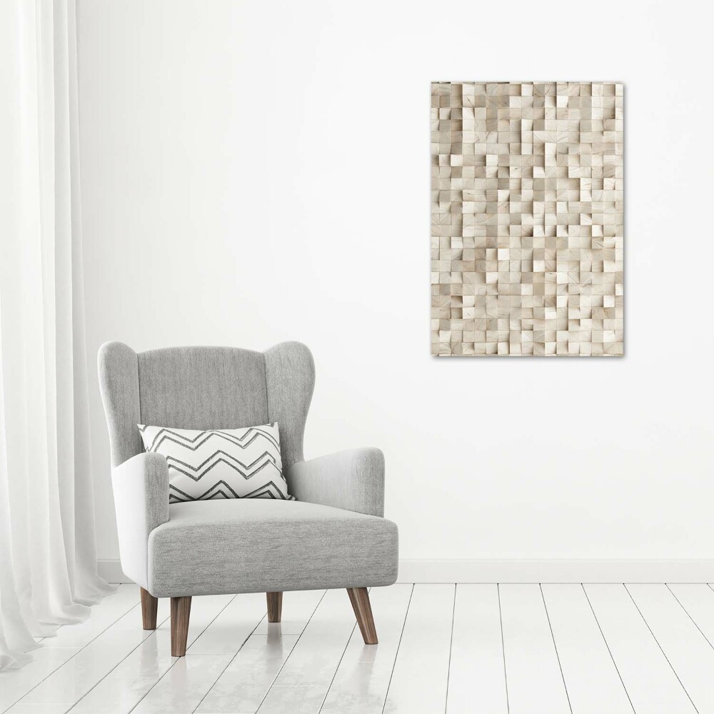 Tableau photo sur toile Cubes en bois