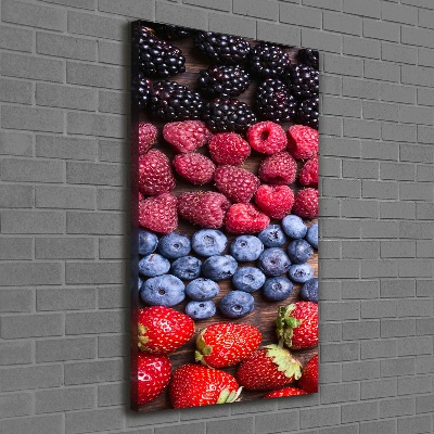 Tableau toile imprimée Fruits de forêt