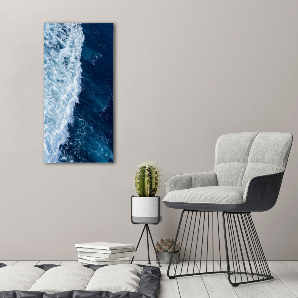 Tableau imprimé sur toile Vagues de la mer