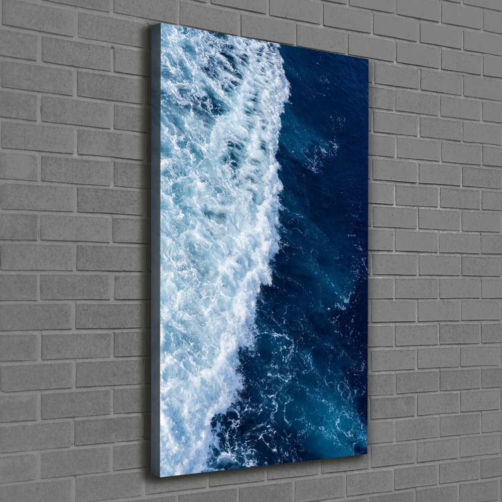 Tableau imprimé sur toile Vagues de la mer