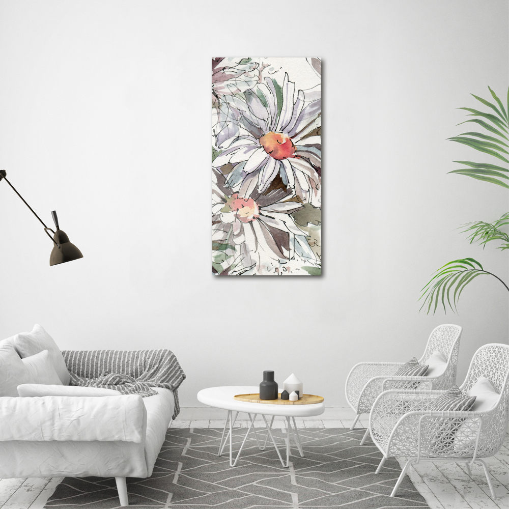 Tableau mural sur toile Fleurs de marguerite