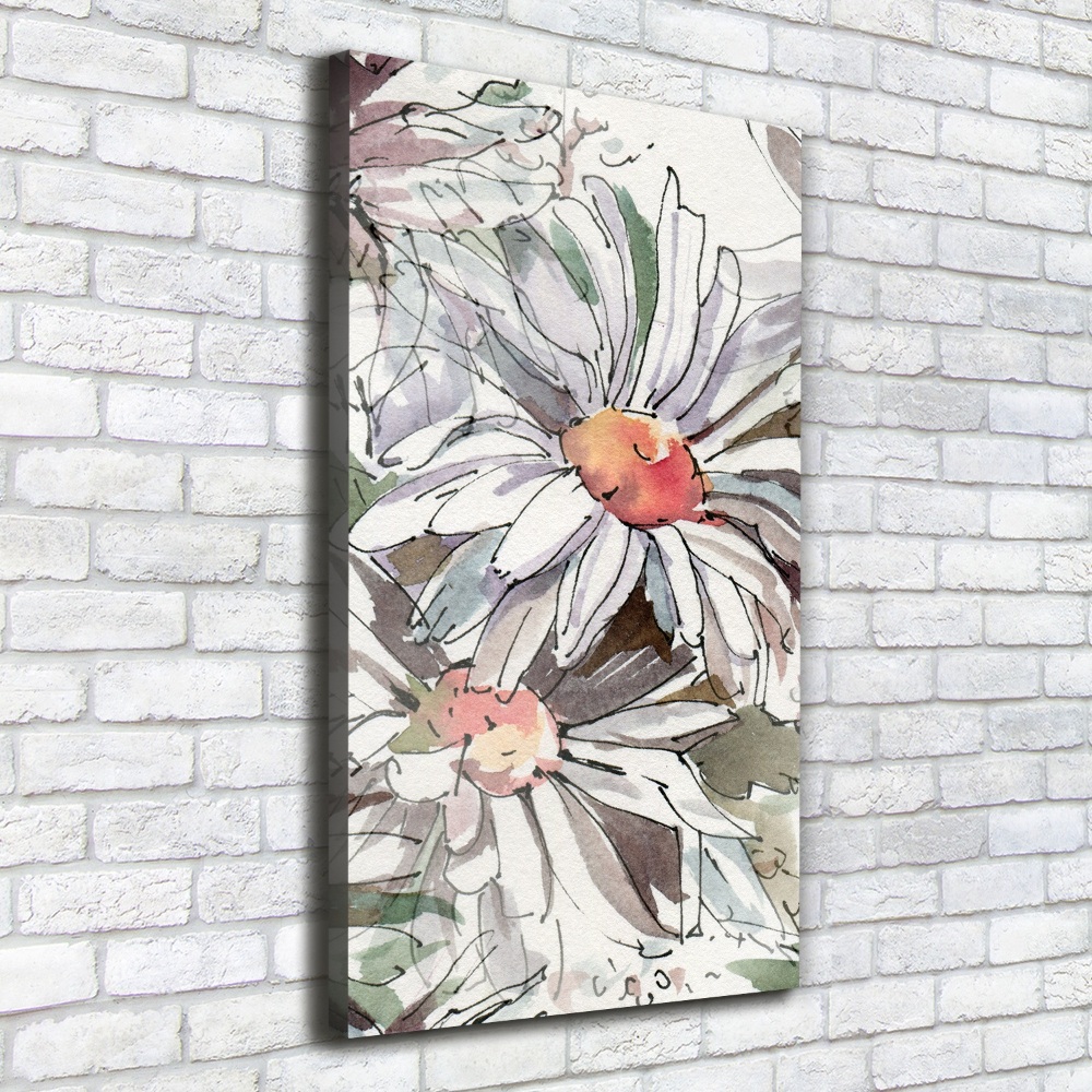 Tableau mural sur toile Fleurs de marguerite