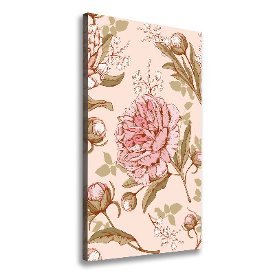 Tableau imprimé sur toile Pivoines