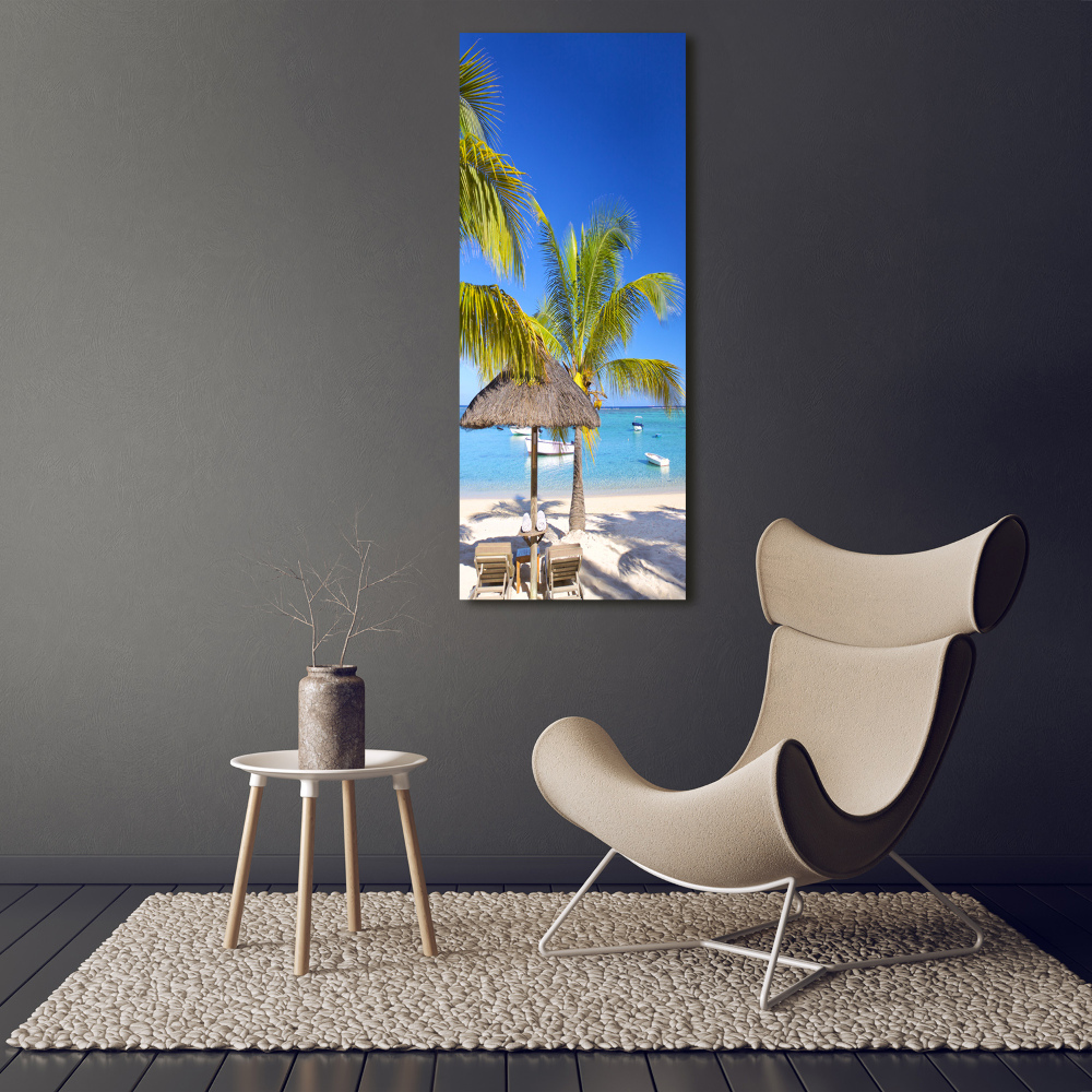 Tableau photo sur toile Plage tropicale