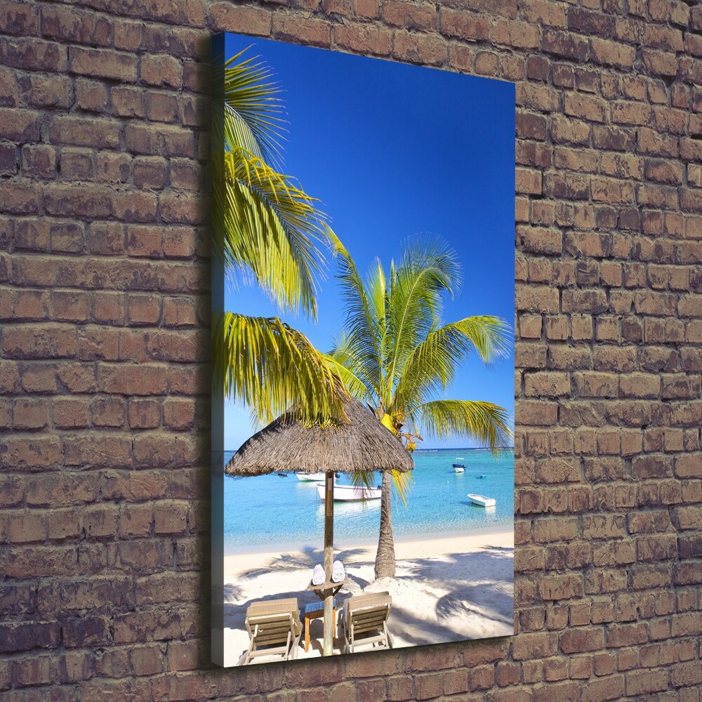 Tableau photo sur toile Plage tropicale