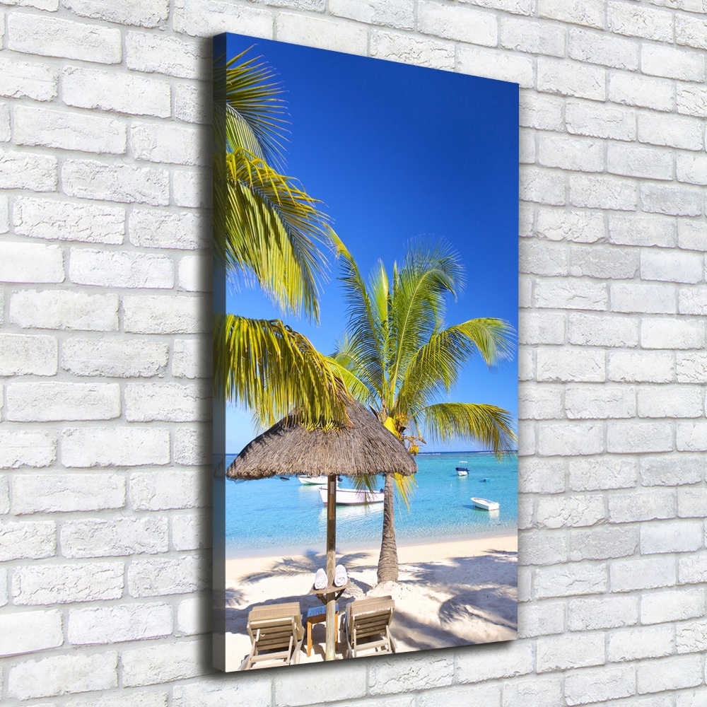 Tableau photo sur toile Plage tropicale