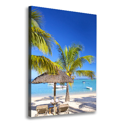 Tableau photo sur toile Plage tropicale