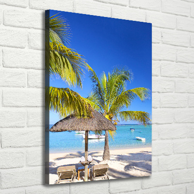 Tableau photo sur toile Plage tropicale