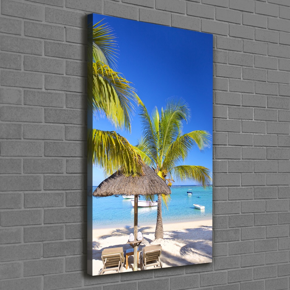 Tableau photo sur toile Plage tropicale