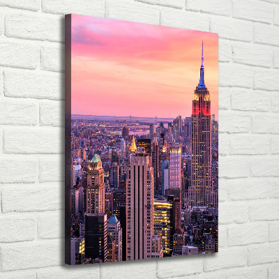 Tableau photo sur toile New York ouest