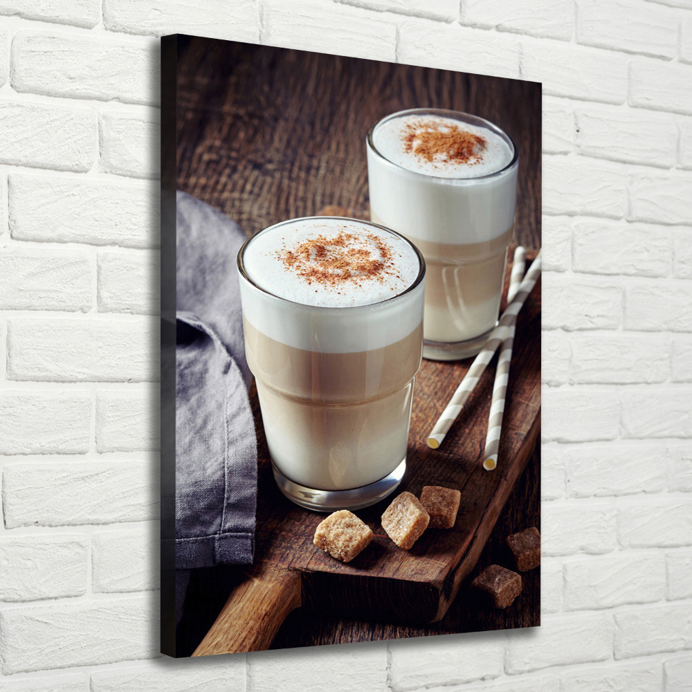 Tableau imprimé sur toile Café au lait