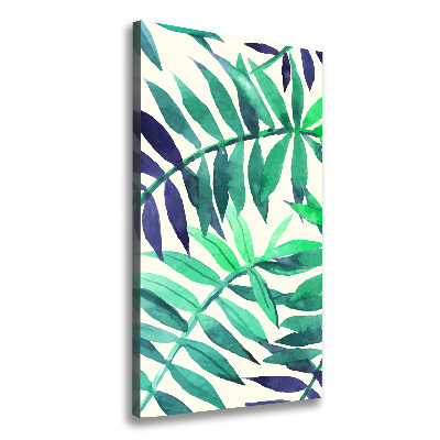 Tableau mural sur toile Feuilles tropicales flore