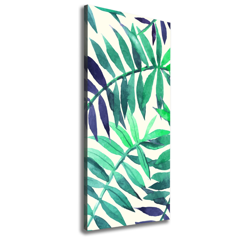 Tableau mural sur toile Feuilles tropicales flore