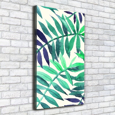 Tableau mural sur toile Feuilles tropicales flore