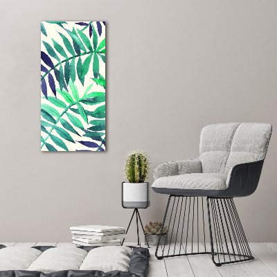 Tableau mural sur toile Feuilles tropicales flore