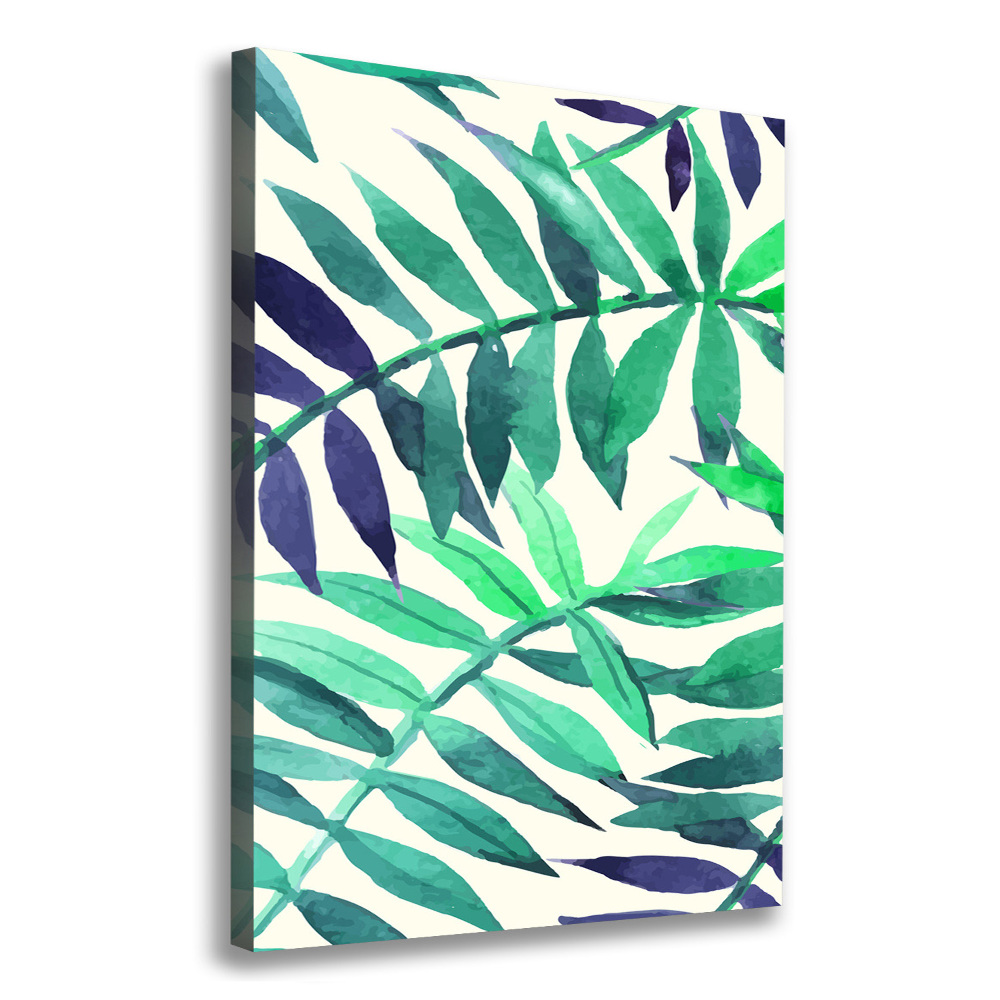 Tableau mural sur toile Feuilles tropicales flore