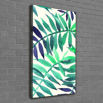 Tableau mural sur toile Feuilles tropicales flore