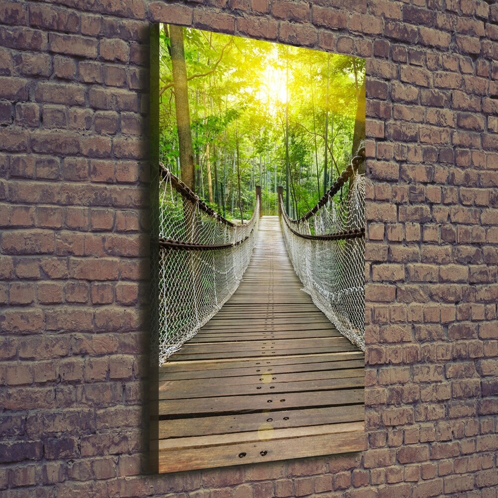 Tableau sur toile Pont suspendu