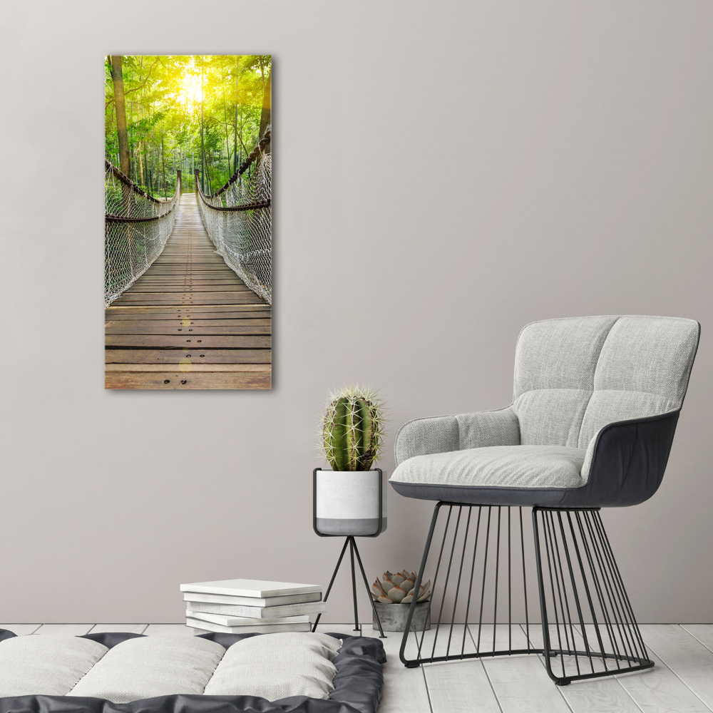 Tableau sur toile Pont suspendu