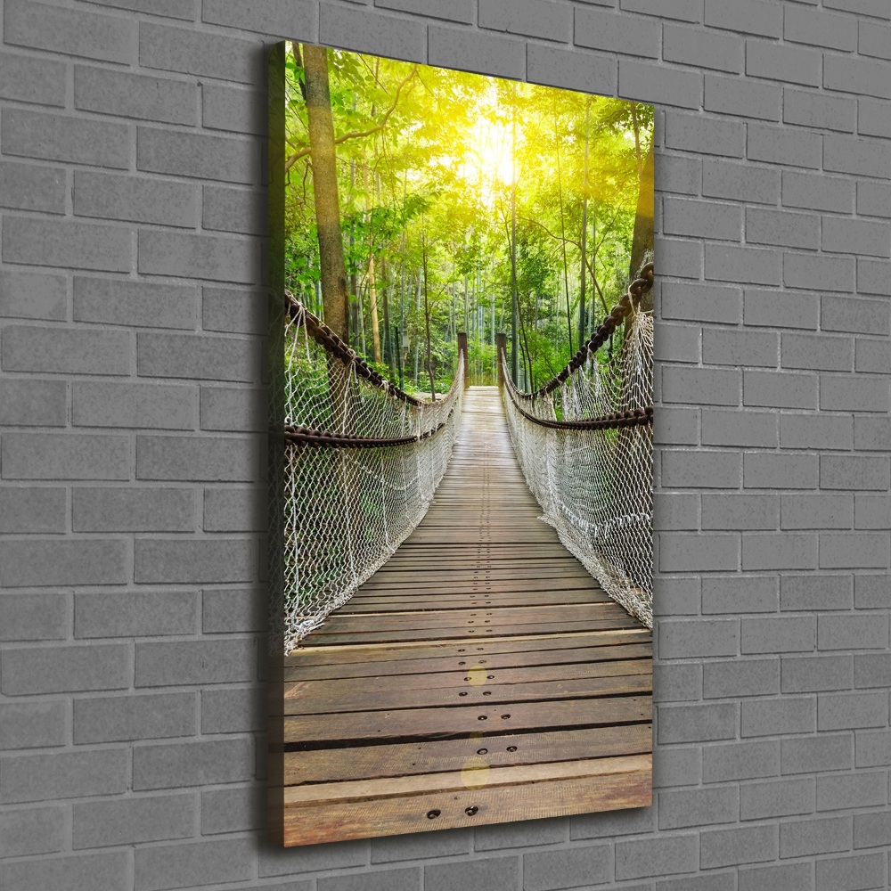 Tableau sur toile Pont suspendu