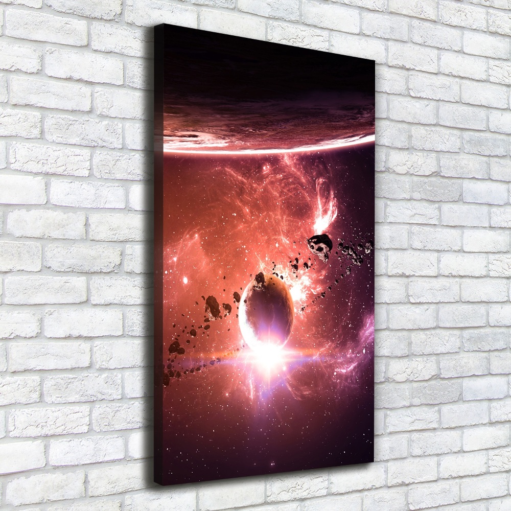 Tableau toile imprimée Galaxie