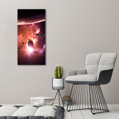 Tableau toile imprimée Galaxie