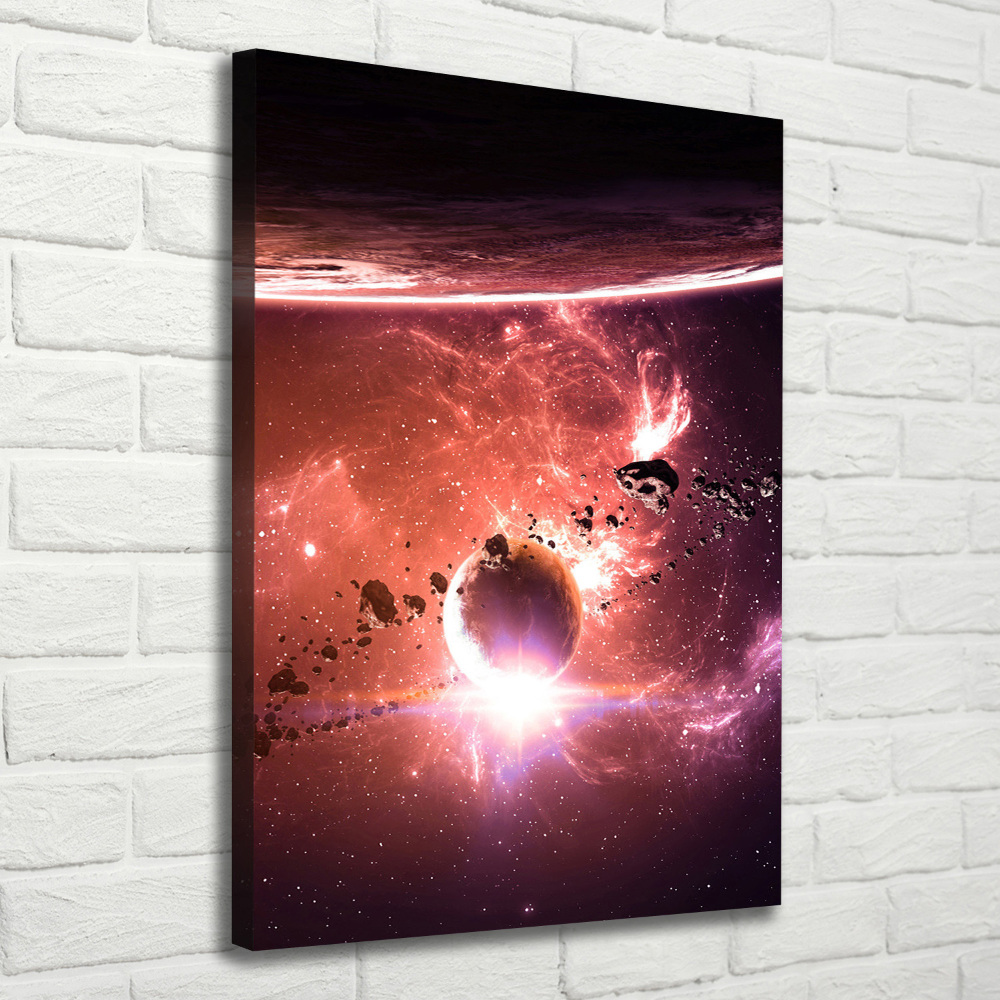 Tableau toile imprimée Galaxie