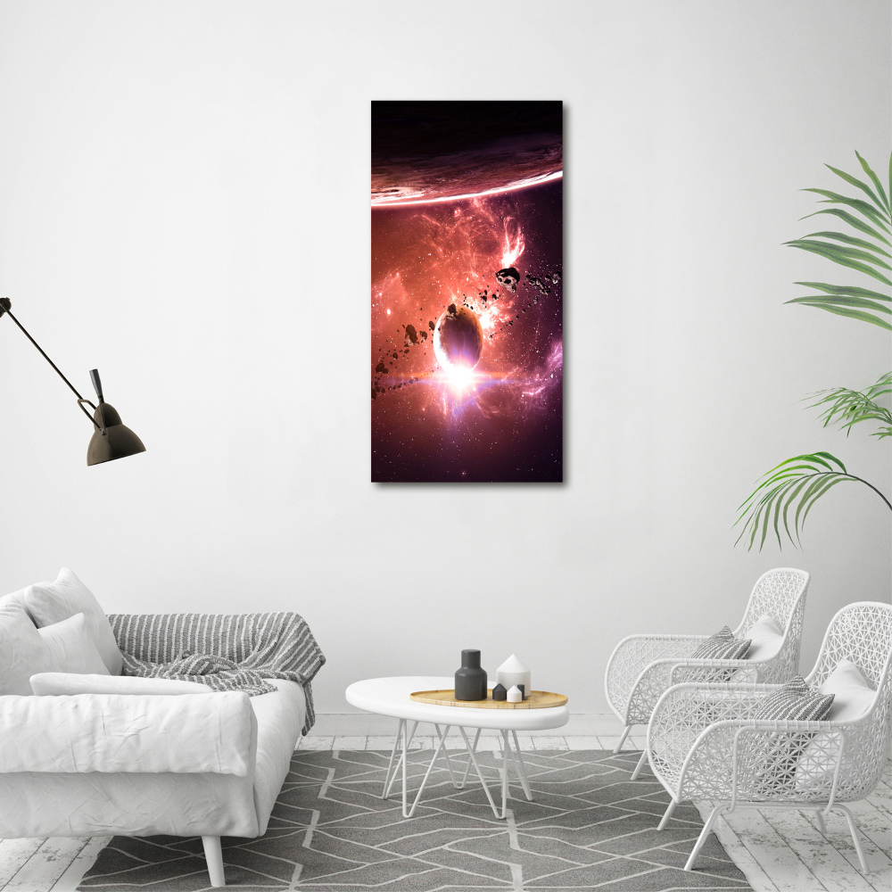 Tableau toile imprimée Galaxie