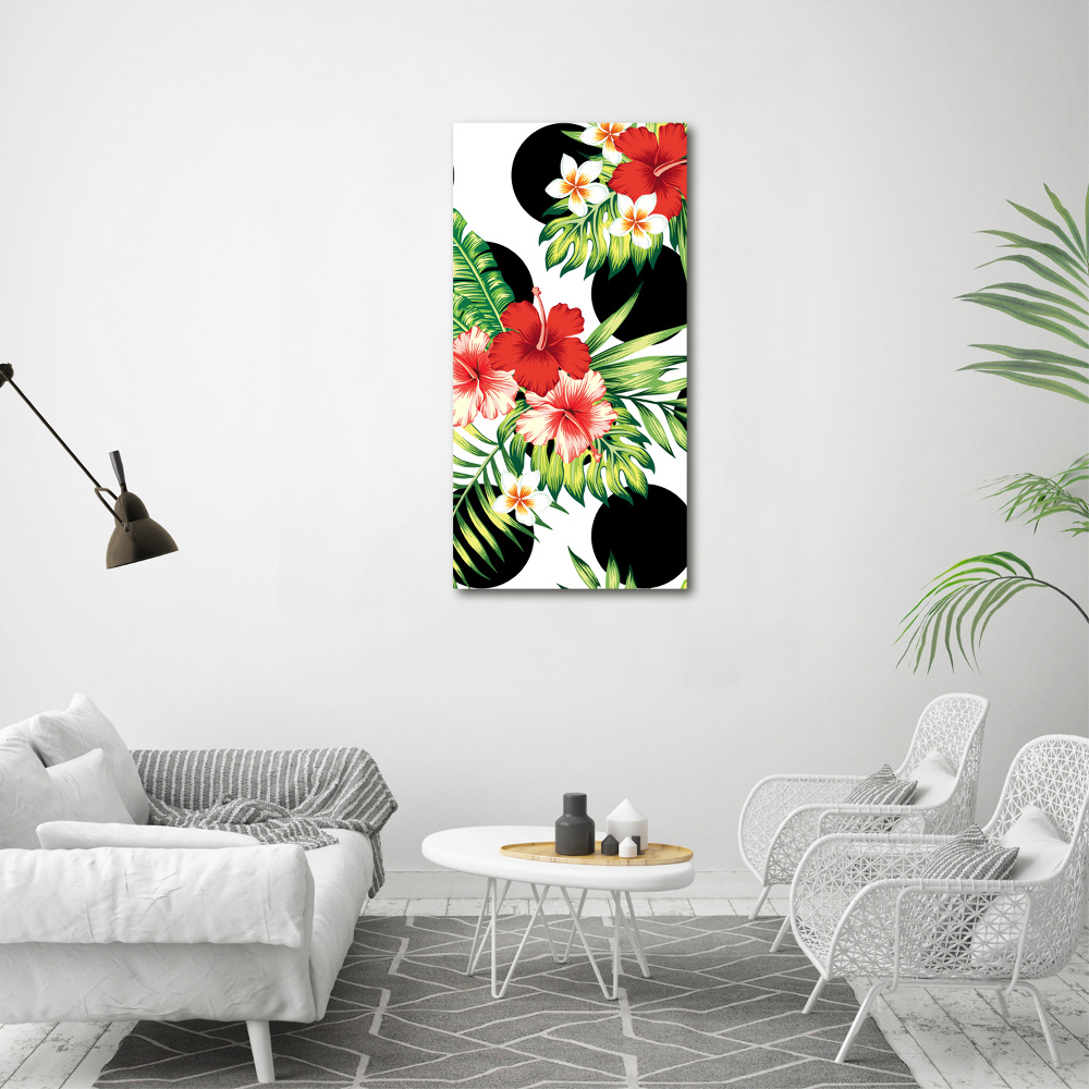 Tableau imprimé sur toile Motif hawaïen