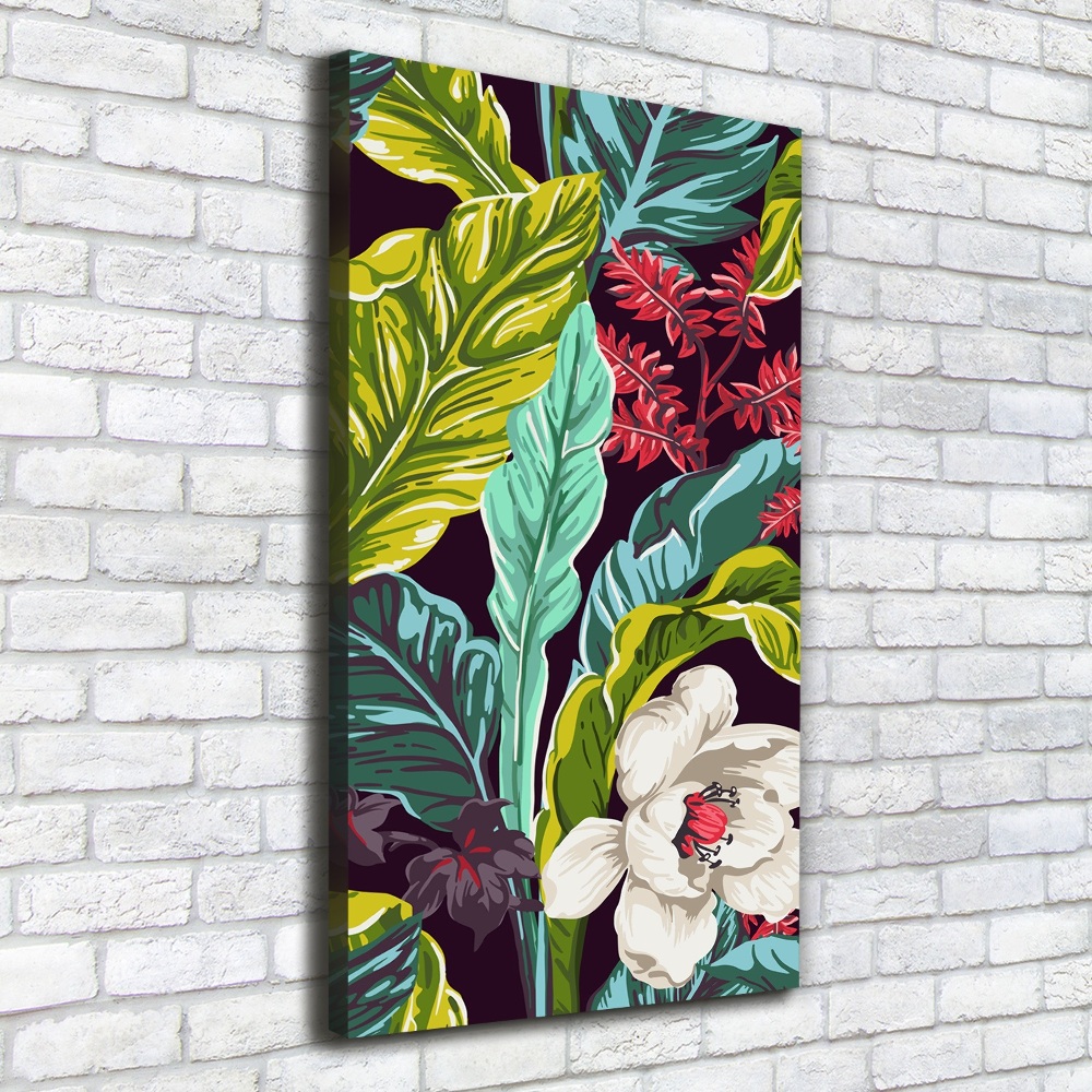 Tableau toile imprimée Plantes tropicales